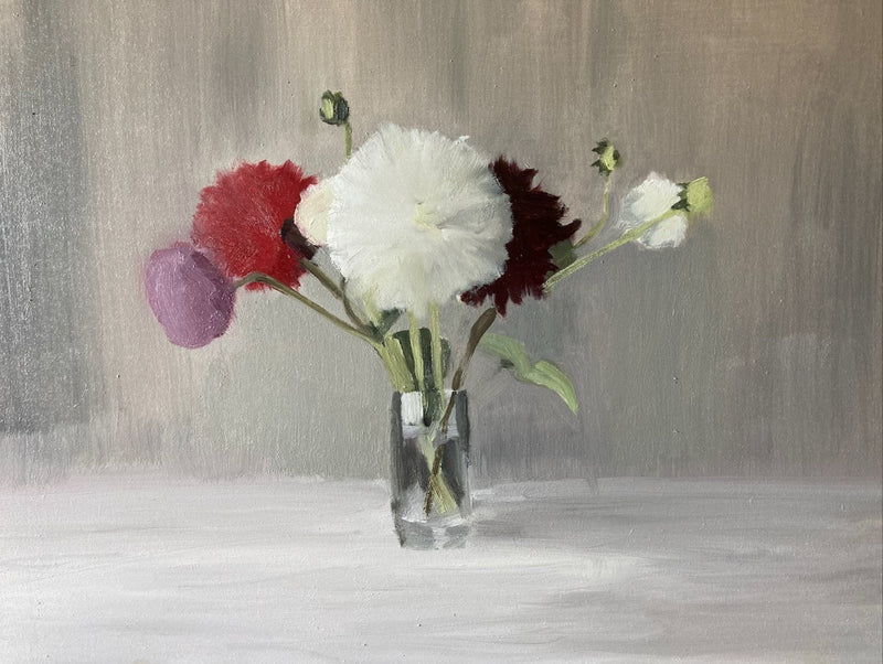 White, Red and Purple Flowers